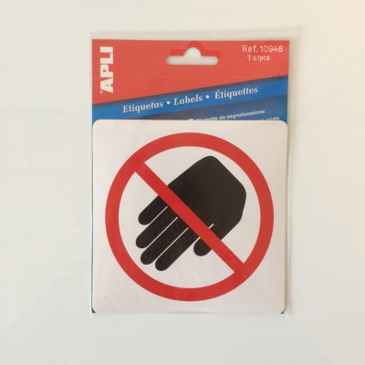 Klicken Sie auf das Symbol „Nicht berühren“.