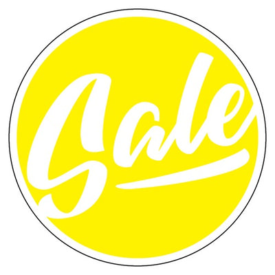 Klika - Icône de vente jaune, diamètre 31,5 cm