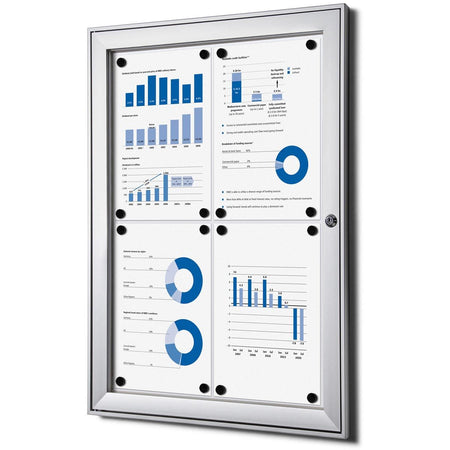 Sans marque - Vitrine pour usage intérieur et extérieur, pi 4 x A4 (670 x 500 mm)