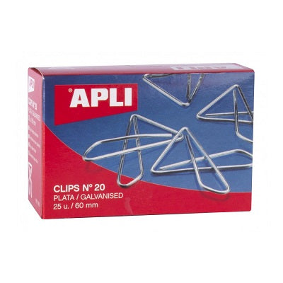 Apli - Paper Clips papillon 60 mm Box 25 pièces