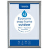 Europel -  pel clicklijst Economy, waterdicht, 25 mm, ft A3, zilver