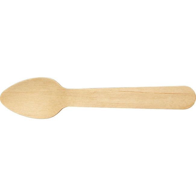 Conpax - Cuillère à café en bois, 11 cm, paquet de 250 pièces
