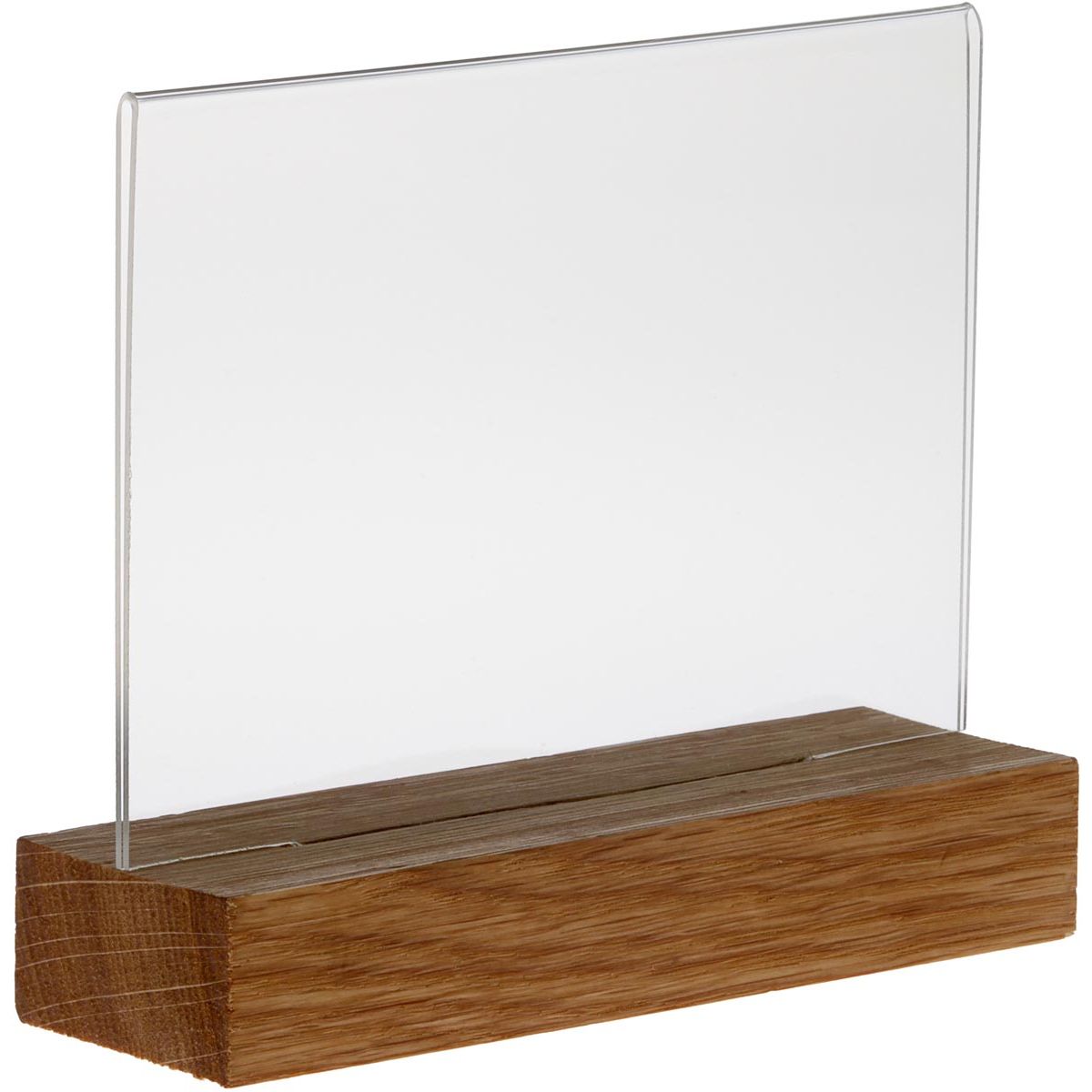 Europel -  pel folderhouder , met houten T-voet, ft A6, liggend