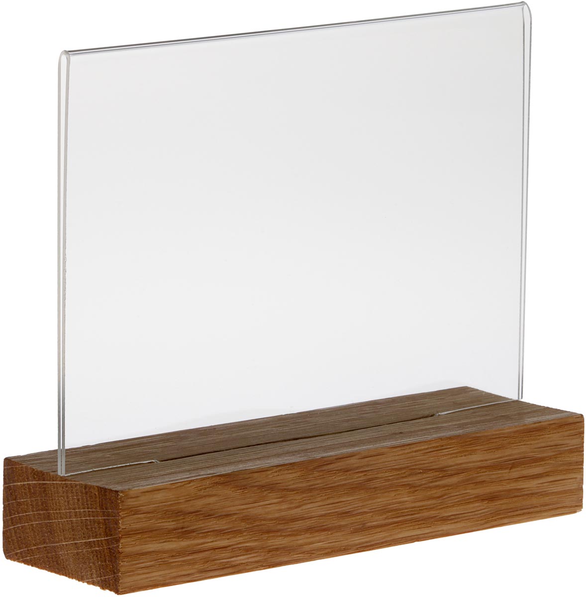 Europel -  pel folderhouder , met houten T-voet, ft A6, liggend