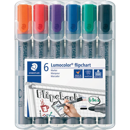 Staedtler - Markenmarker Lumocolor Flipchart 6 Stück