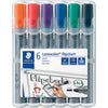 Staedtler -  merkstift Lumocolor Flipchart 6 stuks