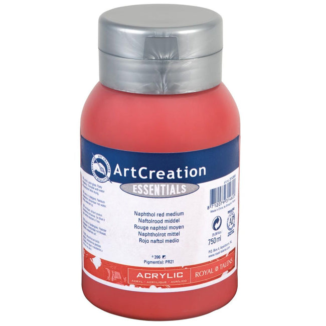 Talens Art Creation -  Art Creation acrylverf flacon van 750 ml, middel naftolrood