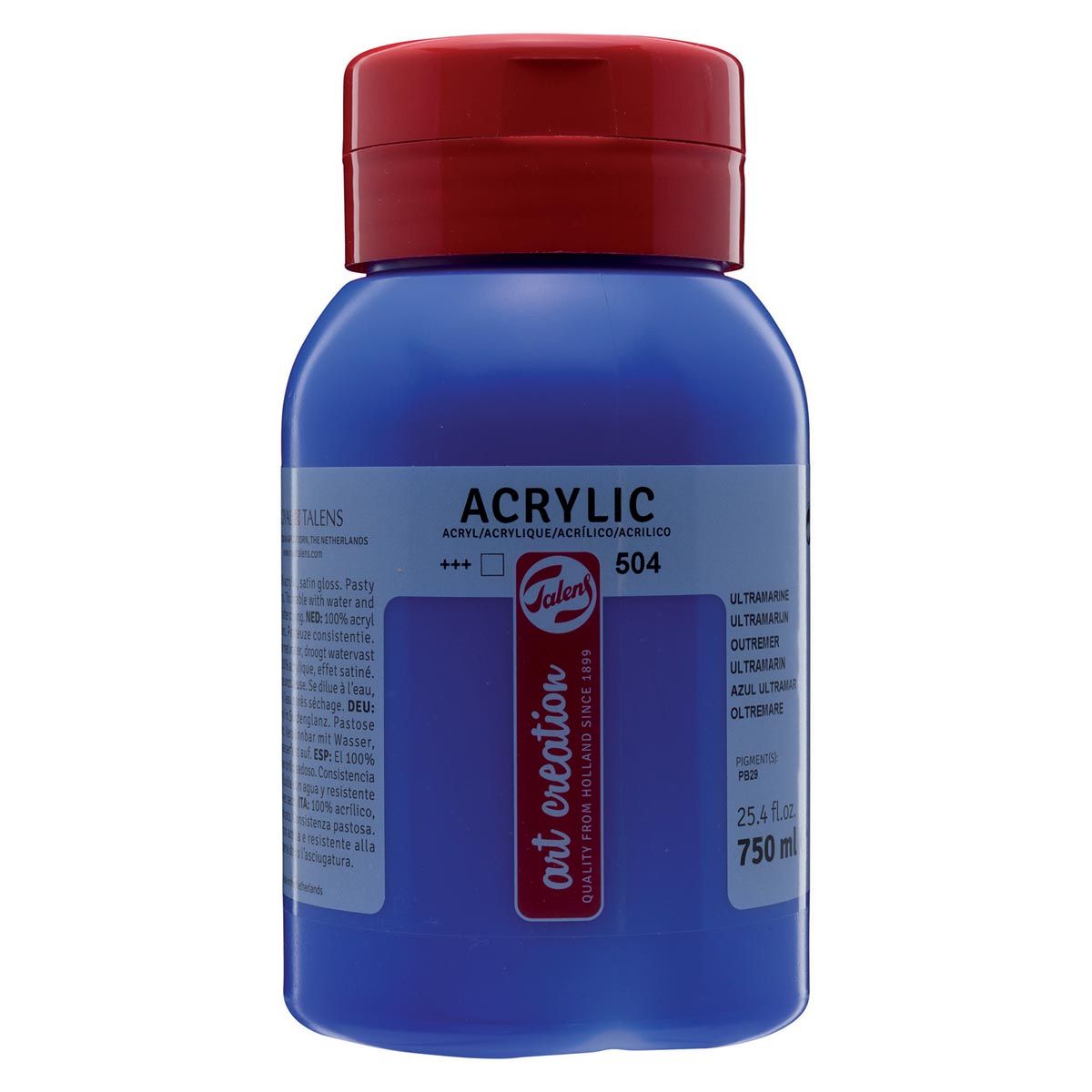 Talens Art Creation - Peinture acrylique Art Creation flacon de 750 ml, outremer