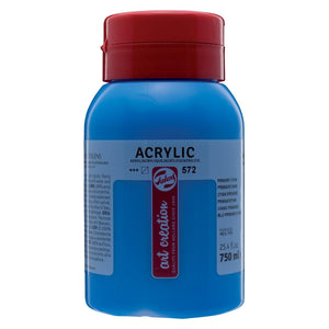 Talens Art Creation -  Art Creation acrylverf flacon van 750 ml, primaircyaan