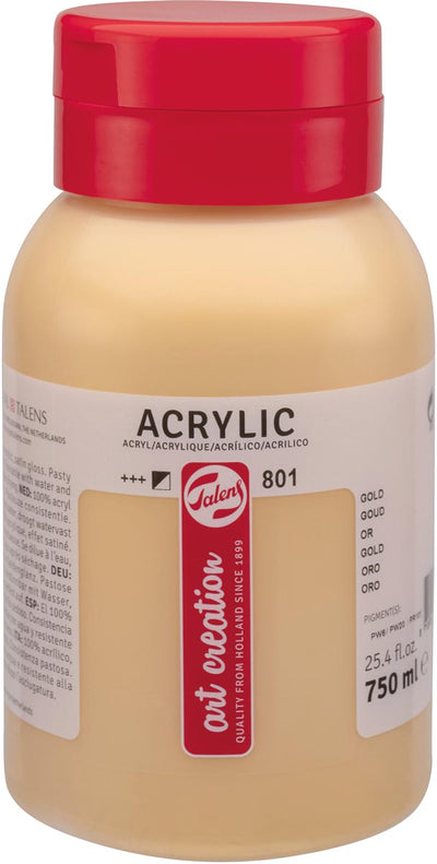 Talens -  Art Creation acrylverf flacon van 750 ml, goud