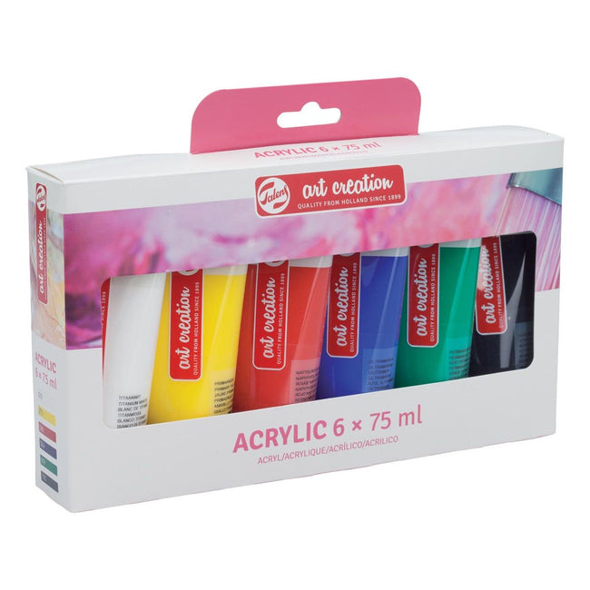 Talens Art Creation - Peinture acrylique Art Creation blister assorti de 6 pièces