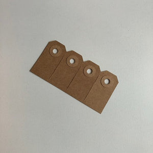 Klika -  Eco-brown labels 25x50 mm / nr. 0 1000st