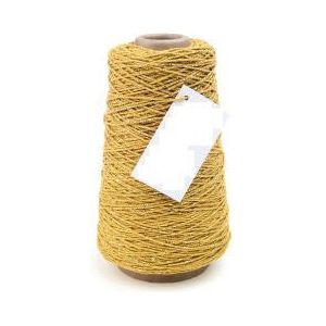 Cotton Cord Lurex Twist Katoen touw 300 meter oker /goud ø2mm