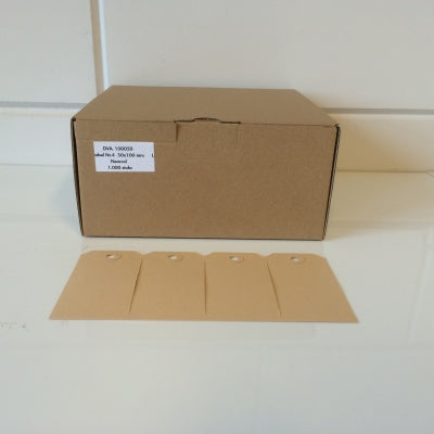 Klika - Etiquettes manille 50x100 mm no. 4 1000 pièces 5 pièces