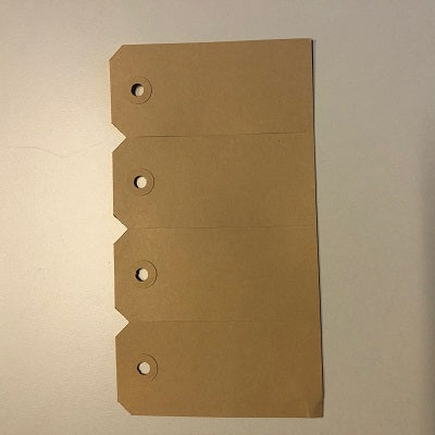 Klika -  Manilla-labels 50x110 mm / nr 4,5 1000st