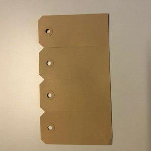 Klika -  Manilla-labels 50x110 mm / nr 4,5 1000st