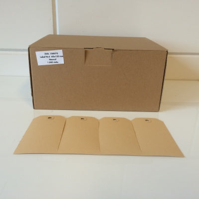 Klika - Etiquettes manille 60x120 mm no. 6 1000 pièces 4 pièces