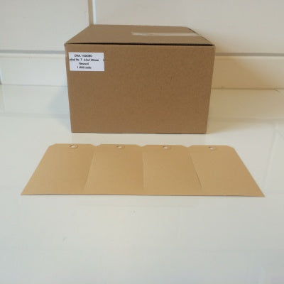 Klika -  Manilla labels 65x130 mm nr. 7 1000 stuk