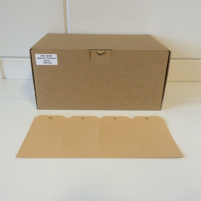 Klika -  Manilla labels 75x150 mm nr. 9 1000 stuk