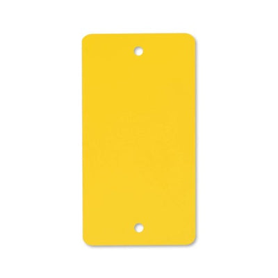 Klika -  PEM labels 54x108 mm geel 2 gaten 1000st
