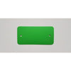 Klika -  PVC labels 54x108 mm groen 2gaten 1000st