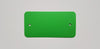 Klika -  PVC labels 64x118mm groen2xgat rondehoek
