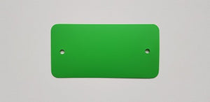 Klika - Etiquettes PVC 54x108 mm vert 2 trous 1000pcs 3 pièces