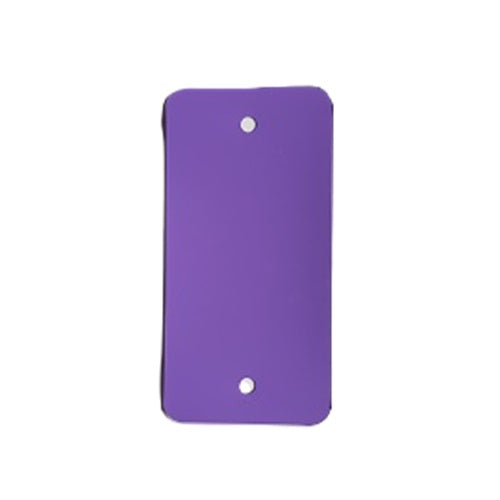 Klika -  PVC labels 54x108 mm paars 2gaten 1000st