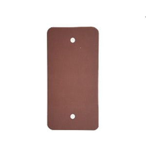 Klika -  PVC labels 54x108 mm bruin 2gaten 1000st
