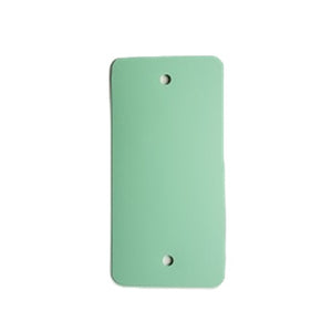 Klika -  PVC labels 54x108 mm pastelgroen 2gaten