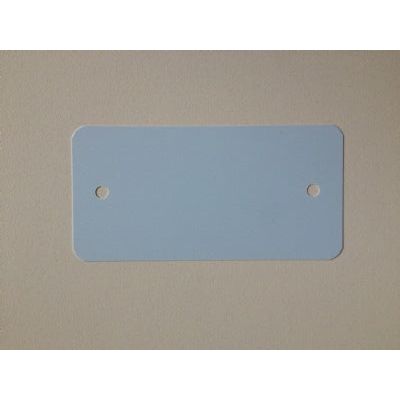 DeCosign - PVC Étiquettes 64x118 mm bleu clair2xhole