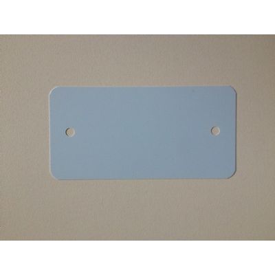 Klika -  PEM labels 64x118mm lichtblauw2xgat rond