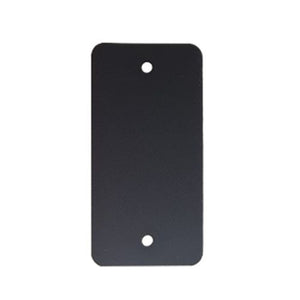 Klika -  PVC labels 54x108 mm zwart 2gaten