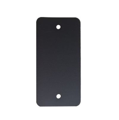 Klika -  PVC labels 54x108 mm zwart 2gaten