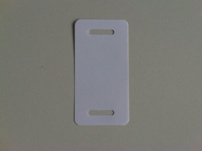 Klika - Kupa Etiketten 54x110 mm weiß 2 Bandschlitze