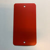 Klika -  Label metaal 55x100 mm rood 2 gaten 1000