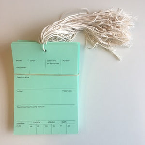 Klika - Étiquette/carte pompe 10,5x14,8cm vert 250 pcs 3 pièces