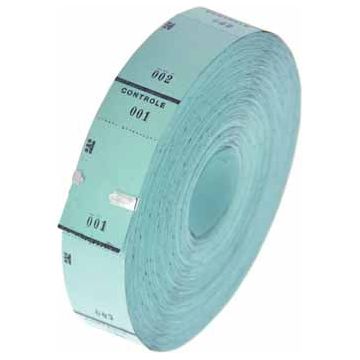 Klika - Ticketrol Blue 30x65mm 1000 Stück - 20 Stück