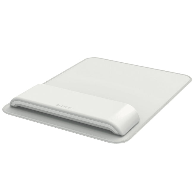 Leitz - Tapis de souris Ergo avec repose-poignet réglable, gris clair