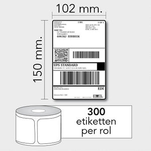 Klika - Thermoetiketten 102x150 Kern 25 ablösbar 7 Stück