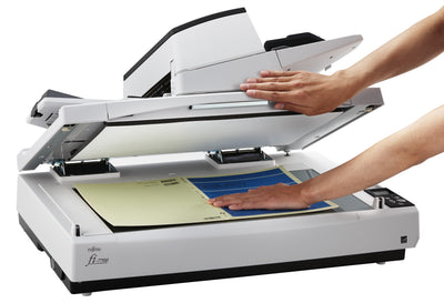 Ricoh -  fi-7700 Flatbed-/ADF-scanner 600 x 600 DPI A3 Zwart, Wit