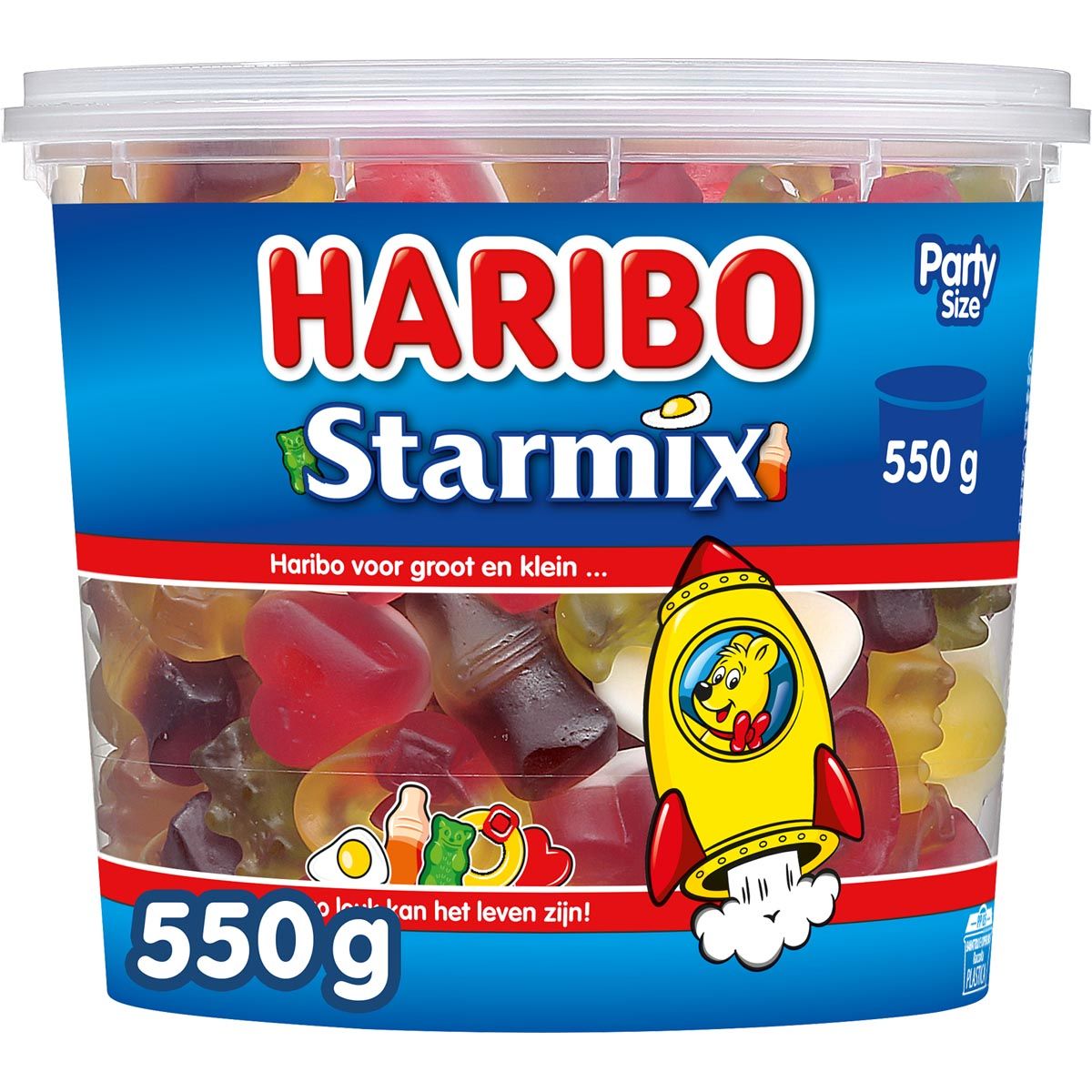 Haribo -  snoepgoed mix, emmer van 550 g