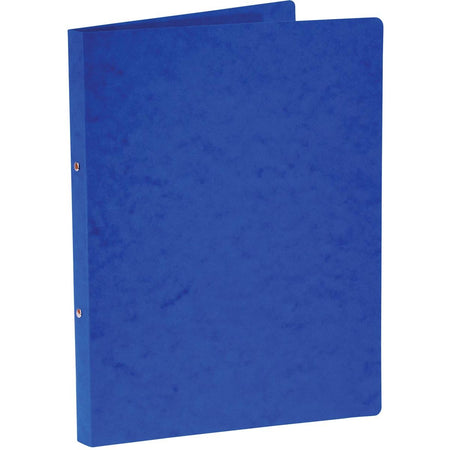 Bronyl -   ringmap, voor ft A4, uit glanskarton, 2 ringen van 16 mm, blauw