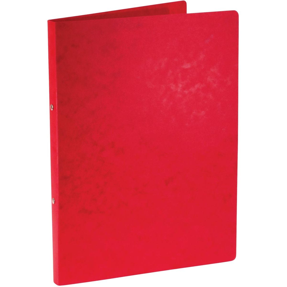 Bronyl -   ringmap, voor ft A4, uit glanskarton, 2 ringen van 16 mm, rood