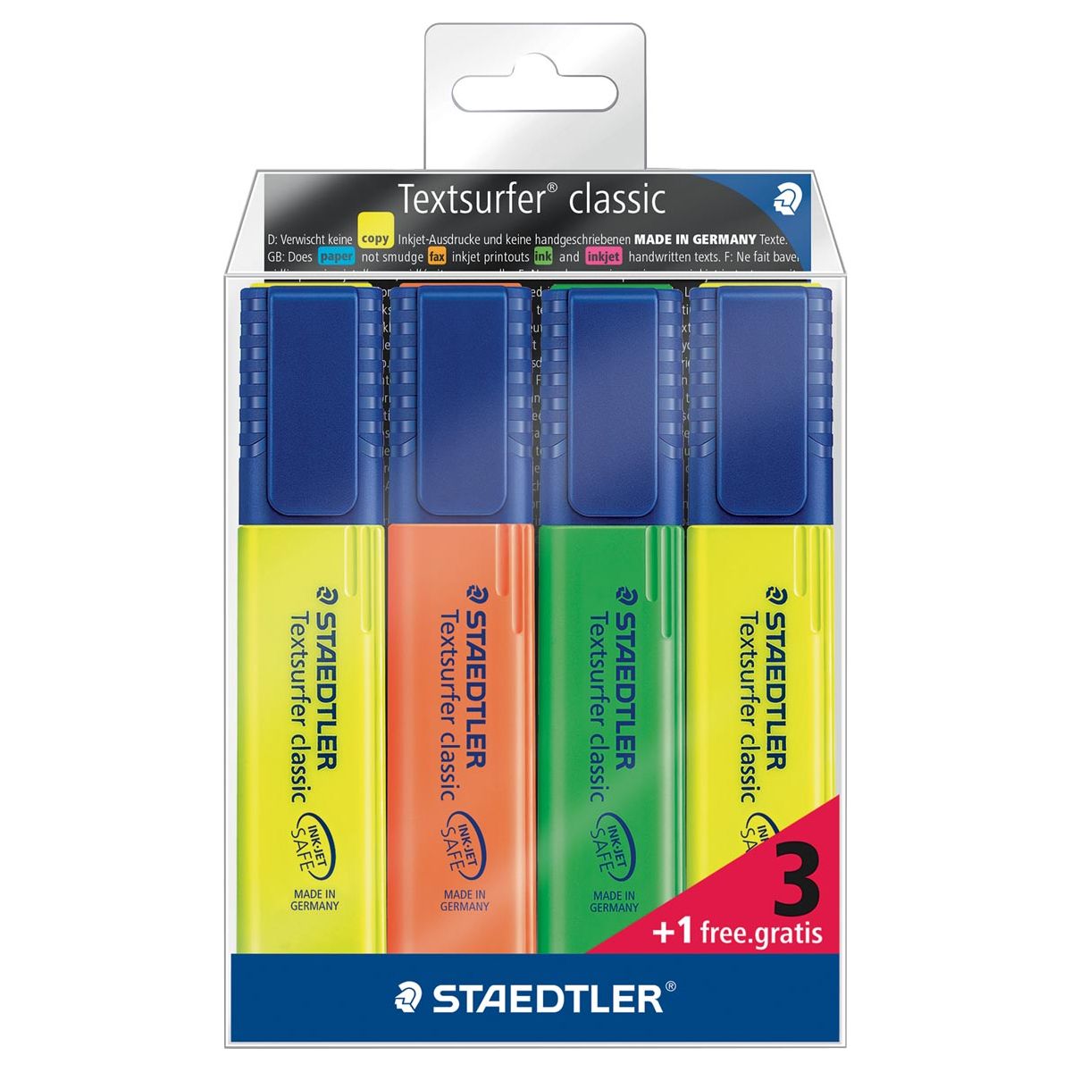 Staedtler - Marking Marker Textsurfer Classic, Penny 3 + 1 gratuit