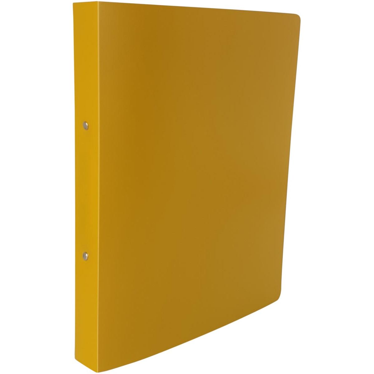 Bronyl - Classeur à anneaux Nature, pour format A4, en PP, 2 anneaux de 25 mm, jaune moutarde