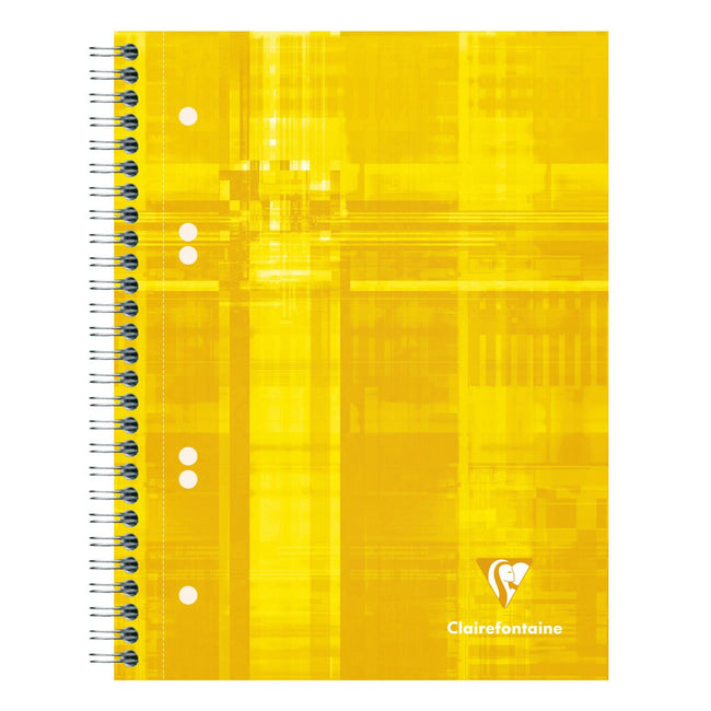 Clairefontaine -  Collegeblk cf studium a5+ rt 5mm 6g 80pag ass | 5 stuks
