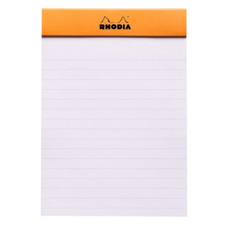 Rhodia -  Schrijfblok a6 lijn 80vel 80gr oranje | 10 stuks