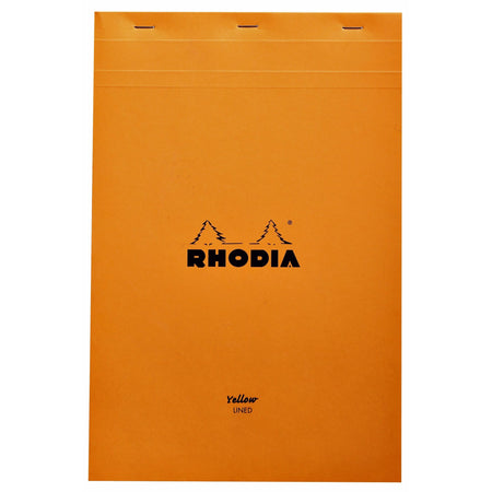 Rhodia -  Schrijfblok a4 lijn 80vel 80gr geel | 5 stuks