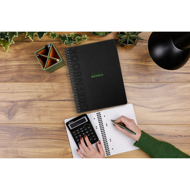 Rhodia -  Notitieboek greenbook recycled a4+ lijn hc | 5 stuks